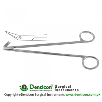 Diethrich-Potts Vascular Scissor Angled 25° - Delicate Blade Stainless Steel, 18 cm - 7"